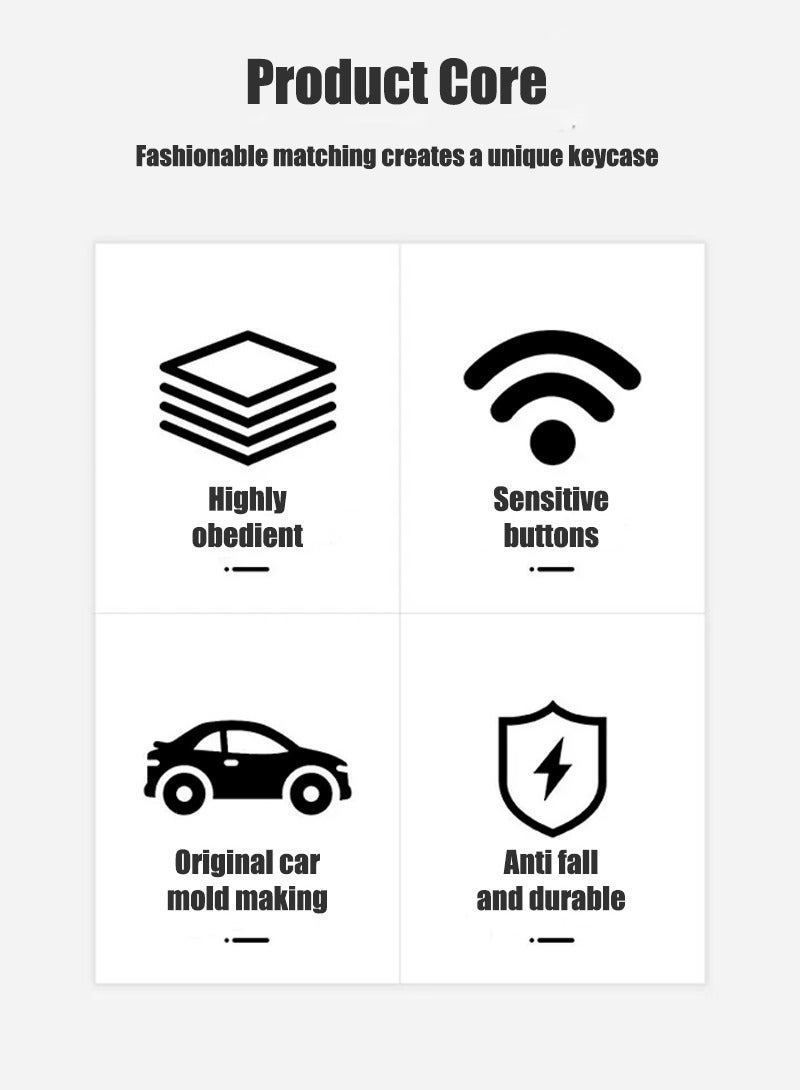 GEELY  Suitable for Geely automobile key protector, which perfectly wraps and protects automobile keys. It is wear-resistant, simple, elegant, fashionable and beautiful. - Image 5